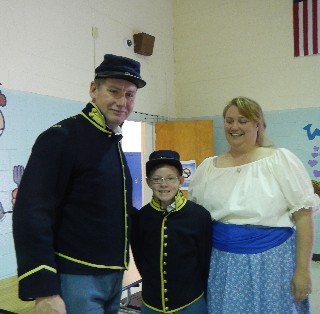 John, Alex and Shirley Rehbein set up this event